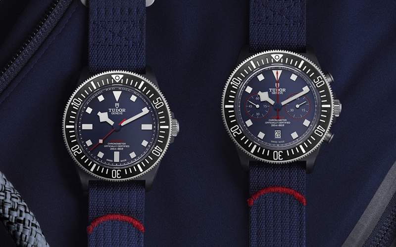 『新表』帝舵推出Pelagos FXD Alinghi Red Bull Racing Edition大三針腕表和計時碼表：碳復合材料表殼，藍白灰帆船色