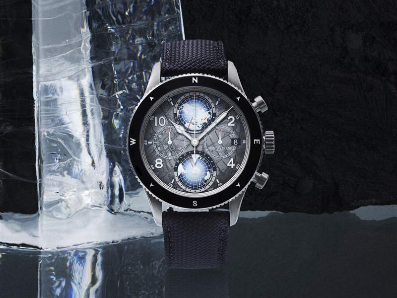 Montblanc新品亮點：1858無氧表殼世界時計時碼表，Minerva翻轉機芯計時碼表