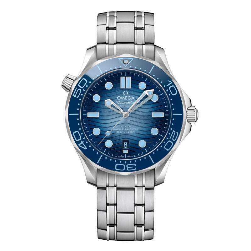 『新表』歐米茄推出8枚Seamaster 75th Anniversary Summer Blue海馬系列75周年腕表：藍色的變幻
