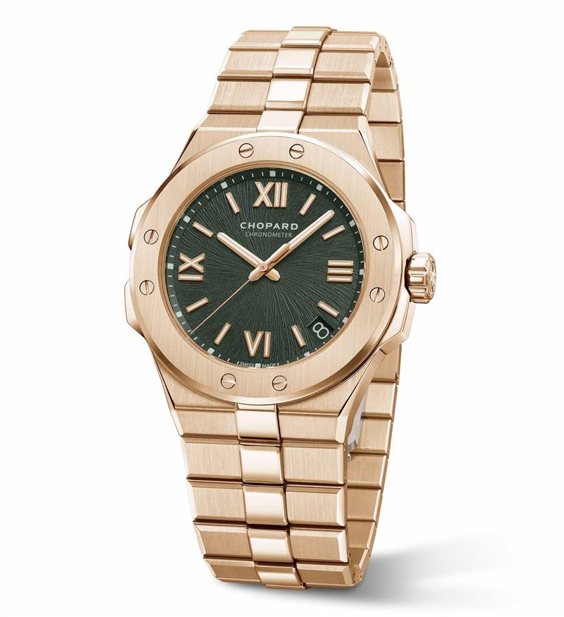 Chopard推出Alpine Eagle系列腕表新作：綠色表盤，33mm女士腕表