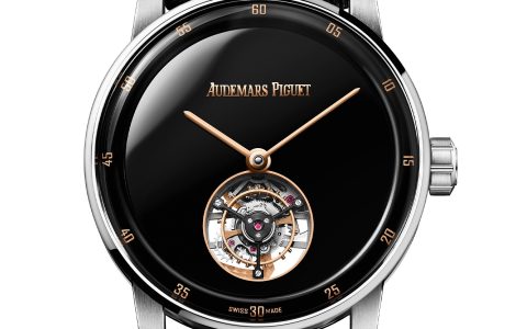 愛彼推出Code 11.59 Selfwinding Flying Tourbillon飛行陀飛輪腕表：黑色縞瑪瑙表盤