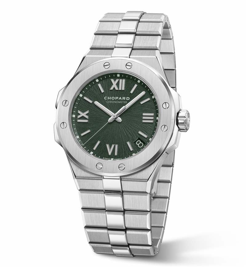 Chopard推出Alpine Eagle系列腕表新作：綠色表盤，33mm女士腕表
