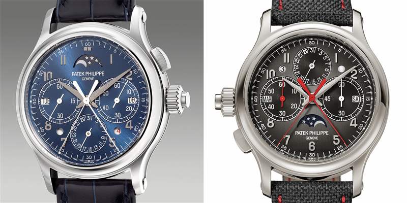 百達(dá)翡麗推出Ref. 5373P-001萬年歷雙秒追針單按鈕計(jì)時(shí)腕表：左撇子布局