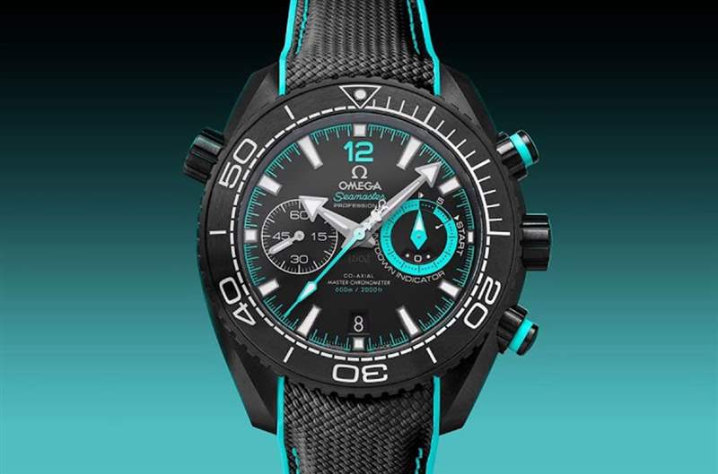 歐米茄以海馬Planet Ocean計時碼表為基礎創作最新阿聯酋航空紐西蘭ETNZ船隊聯名表