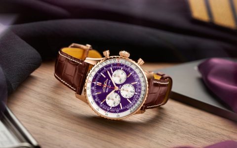 大勢紫色貴氣外露百年靈Navitimer B01臺北101限量表