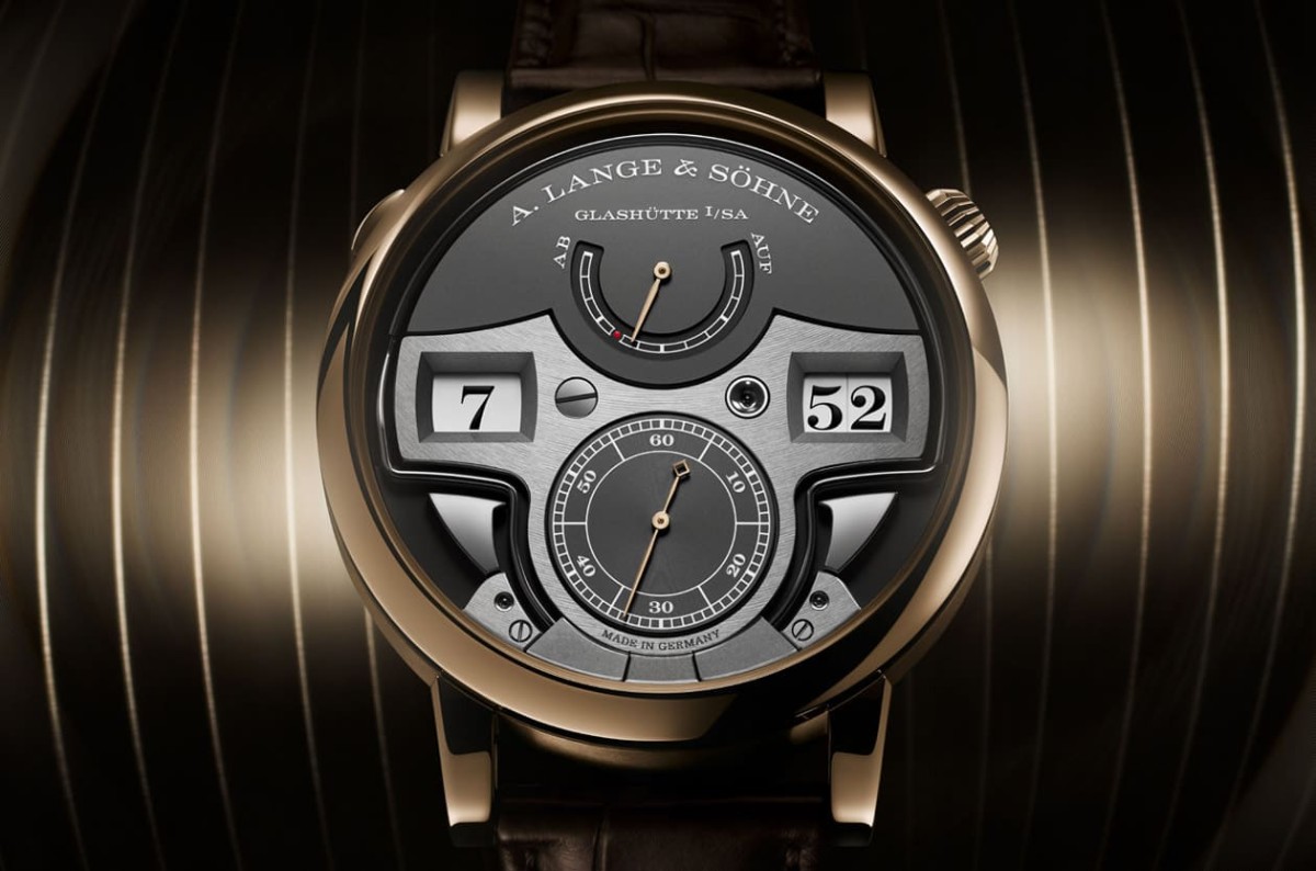 朗格Zeitwerk十進(jìn)制三問表改采品牌獨(dú)家蜂蜜金材質(zhì)亮相