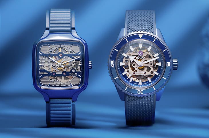 雷達表夏日新風(fēng)尚：真我方形與庫克船長藍色陶瓷腕表亮相