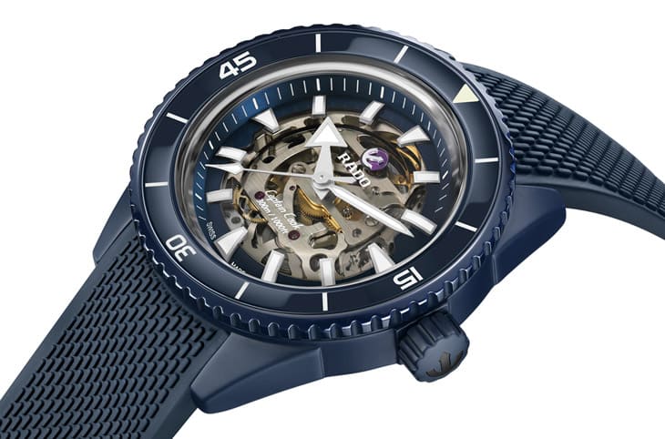 雷達表夏日新風(fēng)尚：真我方形與庫克船長藍色陶瓷腕表亮相